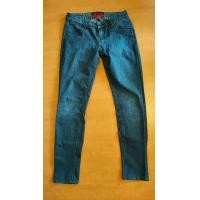 ราคา กางเกงยีนส์ขาเดฟ Mclady size m (มือสอง) (360943494)