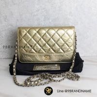 ราคา Used - Chanel​ Lamb​ Wocทอง​ Metalic (มือสอง) (360931377)