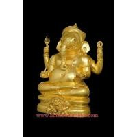ราคา พระพิฆเณศวร์ เทพเจ้าแห่งความสำเร็จ รุ่น มั่งมีศรีสุข ปี2547 เนื้อโลหะปิดทอง องค์นี้สุดพิเศษ มีเบิกเนตร และเจิมแป้งในพิธี โดยโกผ่อง หน้าตัก 9 นิ้ว สูง 17 นิ้ว หมายเลข 161 (มือหนึ่ง) (360315608)