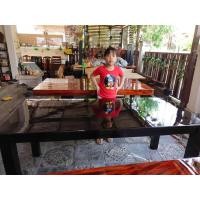 ราคา โต๊ะไม้แผ่นเดียว ก80xย180 ( งานสั่งผลิตมีสินค้าตลอด) (มือหนึ่ง) (360933721)