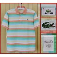 ราคา ⚠️รุ่นใหม่‼️เสื้อโปโล LACOSTE ของแท้ สีสวยอบอุ่น แนวพาสเทล (มือสอง) (360592264)