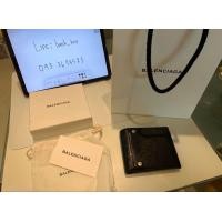 ราคา Balenciaga wallet square สีดำสภาพ95 ของแท้ (มือสอง) (360929409)