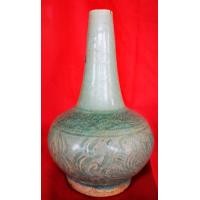 ราคา คณโฑ​สังคโลก​ สีฟ้า​ เตาทุเรียง​สุโขทัย​ (มือสอง) (360928516)