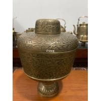ราคา ชุดขันน้ำมนต์ฝาครอบตอกลายเนื้อทองเหลือง (มือสอง) (360932917)