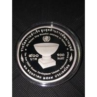 ราคา เหรียญเงินขัดเงา 900บาท UNDP รางวัลความสำเร็จสูงสุดด้านการพัฒนามนุษย์ พร้อมอุปกรณ์ครบ (มือหนึ่ง) (360928236)