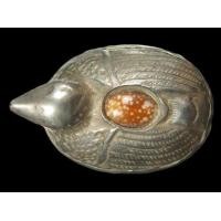 ราคา เบี้ยแก้นกคุ้ม หลวงปู่บุญ วัดกลางบางแก้ว เนื้อเงินยวง จารเต็มสูตร ปรอทวิ่งฉิว ขนาด 5.0 x 3.5 เซนฯ สูง 2.0 เซนฯ (G361) (มือสอง) (346373871)