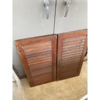 ราคา บานเกล็ดตู้ไม้สัก สำหรับติดตู้ ใต้ sink (มือสอง) (360446770)