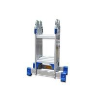 ราคา BARCO บันไดอเนกประสงค์ บันไดพับได้อลูมิเนียม ( สีเงิน ) ข้อต่อเพิ่มหนา รุ่น M1-M5 (มือหนึ่ง) (360879956)