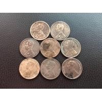 ราคา BK-1571 เหรียญกษาปณ์ทองแดง พระบรมรูป-พระสยามเทวาธิราช ชนิดโสฬส (เซ็ต 8 เหรียญ) เหรียญตามภาพจริง รายละเอียดปีคลิ๊กชมด้านใน (มือสอง) (360786548)
