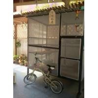 ราคา กรงแมว กรงสุนัข งานสั่งทำแข็งแรงมีมุ้งลวดกันยุง มีล้อเลื่อนและหลังคา สภาพดี พื้นสูงทำความสะอาดง่าย (มือสอง) (360921426)