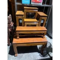 ราคา โต๊ะหมู่บูชาไม้สัก หมู่5 (มือสอง) (360883484)