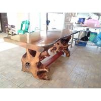 ราคา โต๊ะไม้ความยาวขนาด2เมตรกว้าง70 (มือหนึ่ง) (360866416)