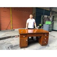 ราคา โต๊ะทำงานไม้สัก ปี1940 สไตล์ช่างเซี่ยงไฮ้ ไม้สักแผ่นหนา (มือสอง) (360880320)