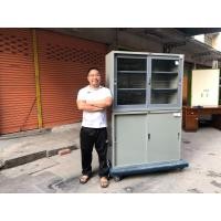 ราคา ตู้เหล็กเอกสารบานเลื่อนชุด ทึบ กระจก เหล็กหนา มอก Lucky (มือสอง) (360877597)