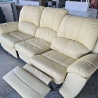 ราคา โซฟาหนังแท้ (มือสอง) (360872601)