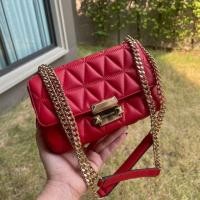 ราคา MICHAEL KORS Sloan Small Quilted Leather Crossbody Bag (มือหนึ่ง) (360913412)