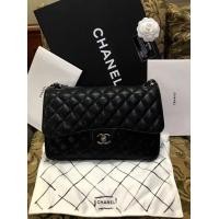 ราคา (Used)Chanel classic caviar jumbo 12” holo 18 (มือสอง) (360880853)