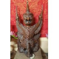 ราคา พญาครุฑเก่าแกะจากไม้ ขนาดบูชา (มือสอง) (356692308)