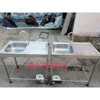 ราคา ซิ้งค์​ล้างจาน​อ่าง​ล้างจาน​สแตนเลส​เชื่อม​ติดกัน​ทั้ง​1หลุม​ลึก16cm (มือสอง) (360857482)