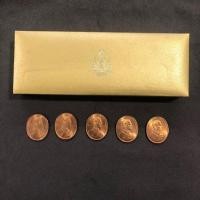 ราคา เหรียญชุด พระพุทธปัญจภาคี เนื้อทองแดง (มือสอง) (357198861)