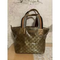 ราคา Gucci GG supreme logo hand bagแท้ (มือสอง) (360920134)