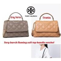 ราคา กระเป๋าถือ หรือ สะพาย Tory burch fleming soft top handle satchel (มือหนึ่ง) (360919232)