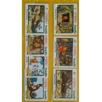 ราคา S15 แสตมป์การ์ตูนต่างประเทศ ครบชุด สภาพไม่ใช้ หายากน่าสะสม (มือสอง) (134424124)