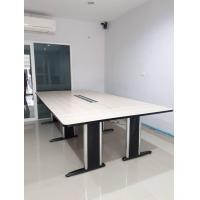 ราคา โต๊ะประชุมทรงสี่เหลี่ยม ขนาด 280w พร้อมกล่องไฟ (มือสอง) (360901819)