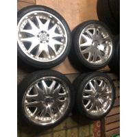 ราคา ล้อแท้vip infinity ขอบ20 ET45 ล้อ8.5 พร้อมยาง ฟอเกน245 40 20ปี16 ล้อ5รู114 ยกชุด 16900 (มือสอง) (340034609)