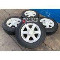 ราคา ล้อแม็ก ISUZU D-Max ขอบ 16 สีขาว แถมยาง 215-70-16 Bridgestone ปลายปี 15 (มือสอง) (355976231)