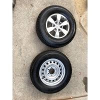 ราคา ล้ออะไหล่ ยางอะไหล่ ล้อเหล็ก Fortuner 6 รู 139 Bridgestone 265 70 16 และ 265 65 17 (มือสอง) (346096111)