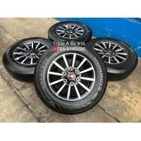 ราคา ✨ล้อแม็กป้ายแดง✨ISUZU D-Max รุ่นใหม่ล่าสุด ขอบ 16 ดำหน้าเงา พร้อมยางใหม่ป้ายแดง 215-70-16 Bridgestone ปลายปี 20 ใหม่กริ๊บๆ (มือหนึ่ง) (360460714)