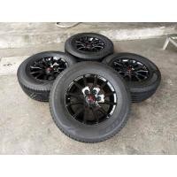 ราคา ล้อแม็กขอบ17 MITSU ก้ามปู สีดำ สวยมากๆ พร้อมยางTHUNDERER265-65-17 ปี19 (มือสอง) (360888369)