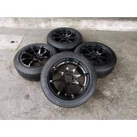 ราคา ล้อแม็กขอบ15 CE28 กว้าง7 สีดำ สวยๆ พร้อมยางDELINTE195-55-15 ปี19 (มือสอง) (360888359)