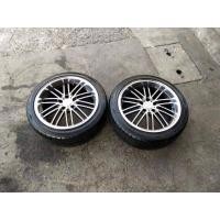 ราคา ล้อแม็กขอบ18 2วง กว้าง8 ออฟ40 สวยมากๆ พร้อมยางFALKEN235-40-18 ปี19 2เส้น (มือสอง) (359128693)