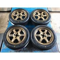 ราคา ล้อเเม็ก TE37 ขอบ15x7 offf35 พร้อมยางใหม่ APOLLO 195 55 R15 ปลายปี20 (มือสอง) (360842003)