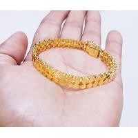 ราคา สร้อยทอง สร้อยข้อมือทองแท้ 9k (มือหนึ่ง) (360874173)