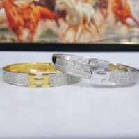 ราคา กำไลทอง กำไล Hermes สุดสวย ตัวเรือนทอง 9k (มือหนึ่ง) (360873934)