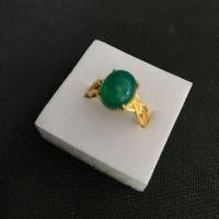 ราคา แหวนทับทิมพม่า ทรงโบราณ ตัวเรือนเงินแท้ชุบทองคำ. 8p 16-57 (มือหนึ่ง) (360880946)