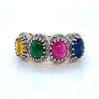 ราคา แหวนพลอย แหวนพลอยแท้ แหวนเพชรแท้ แหวนทอง (มือสอง) (360907229)