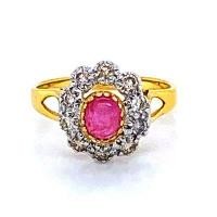ราคา แหวนพลอย แหวนพลอยแท้ แหวนเพชรแท้ แหวนทอง (มือสอง) (360906564)