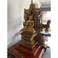 ราคา พระโปรงลงทองชานเก่า หน้าตัก 22นิ้ว ฐาน26นิ้ว องค์ใหญ่มาก (มือสอง) (355709035)