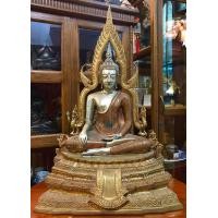 ราคา พระพุทธชินราช ขนาดหน้าตัก 9 นิ้ว สูง 21 นิ้ว เนื้อสามกษัตริย์แท้ (ของเก่า) สภาพสวยคมชัดผิวเดิม (มือสอง) (360864509)