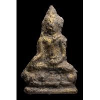 ราคา พระอู่ทองฐานบัว กรุวัดมะขาม จ.ปทุมธานี พระเนื้อชิน สนิมแดง สมัยอยุธยาตอนปลาย ลงรักปิดทองเดิมจากกรุ (มือสอง) (357868242)