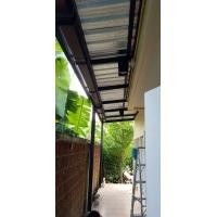 ราคา ช่างรับเหมา ช่างต่อเติมบ้าน โครงหลังคา โรงรถ ห้องครัว (358132640)