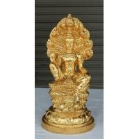 ราคา องค์พ่อจตุคามรามเทพปิดทองทั้งองค์ ขนาดบูชาหน้าตัก 5 นิ้วสูง13 นิ้ว รุ่น จอมจักรพรรดิมหาบารมี พ่อท่านนวล ปริสุทโธ วัดประดิษฐาราม ปี 2550 (มือหนึ่ง) (360315893)