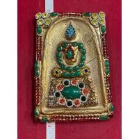 ราคา พระสมเด็จ วัดพระแก้ว วังหน้า ฝังพลอย 6นิ้ว ฝังหินหยก ลงทอง ปิดแผ่นทอง (มือสอง) (360471060)