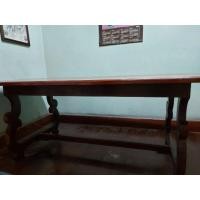 ราคา โต๊ะทานข้าว ไม้มะค่าแผ่นเดียว มือสอง (มือสอง) (360904183)