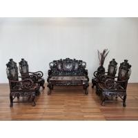 ราคา ชุดรับแขกไม้พยุงฝังมุกชุดใหญ่ (มือสอง) (360906585)