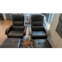 ราคา ขายเก้าอี้หนังเทียม 1 ตัว พร้อมสตูล มือ2 สภาพดีมากกก Index Livingmall (มือสอง) (360612264)